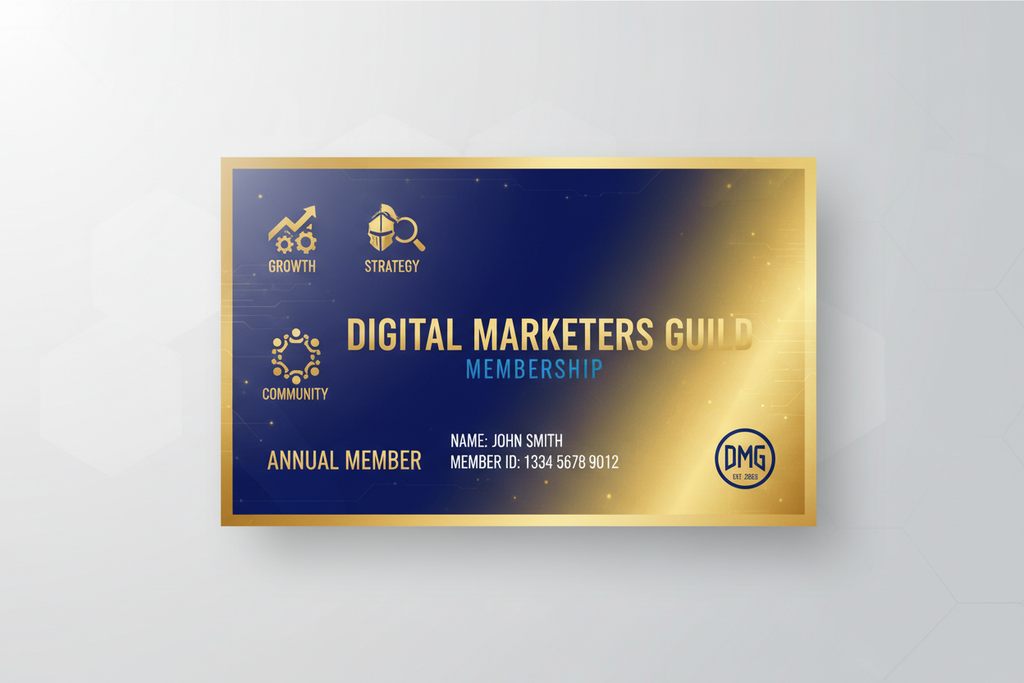 Membresía Anual de Marketing Digital - Tarjeta VIP